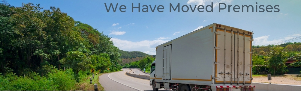 Truck driving on road